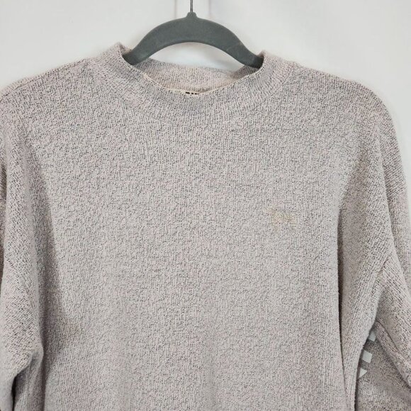 Victoria's Secret PINK Terry Cloth Mock Neck Sweatshirt in Light Pink - Small - Picture 2 of 7